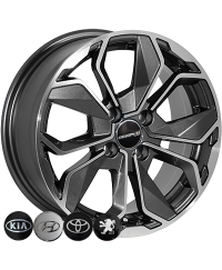 Replica Hyundai 6362 MK-P R15 W6.5 PCD4x100 ET38 DIA67.1